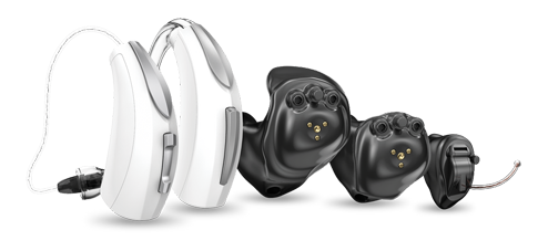 hearing aid technologies in different styles